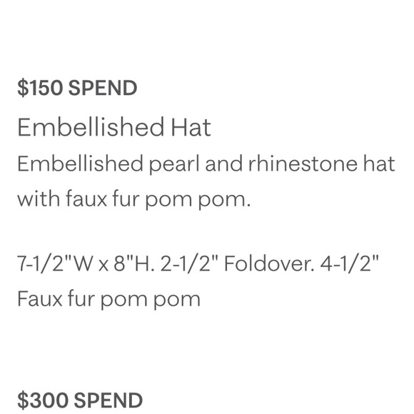 NWT/GWP Lilly Pulitzer White Embellished Hat with Pearls and Rhinestones - Picture 7 of 8